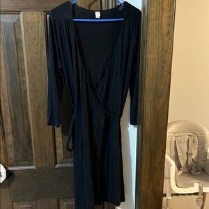 Black Wrap Dress
